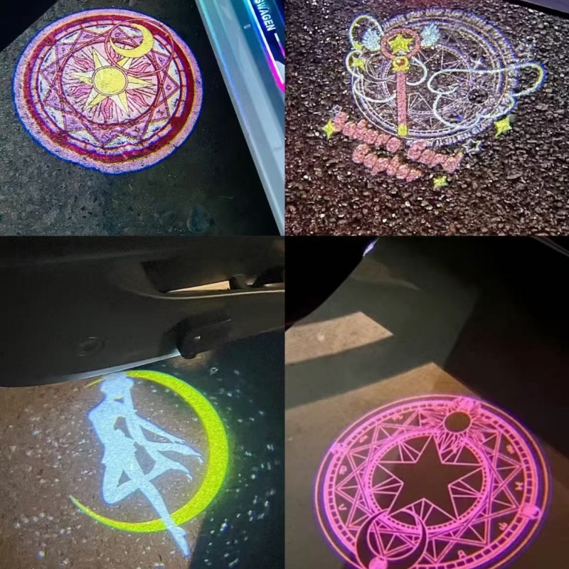 Car Accessories Light - Lampu Proyektor Selamat Datang Mobil Anime