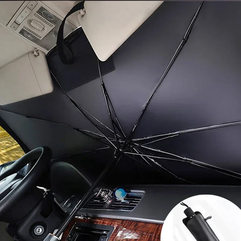 Automatic Car Sunshade - Penutup Kaca Depan Mobil Lipat Universal,