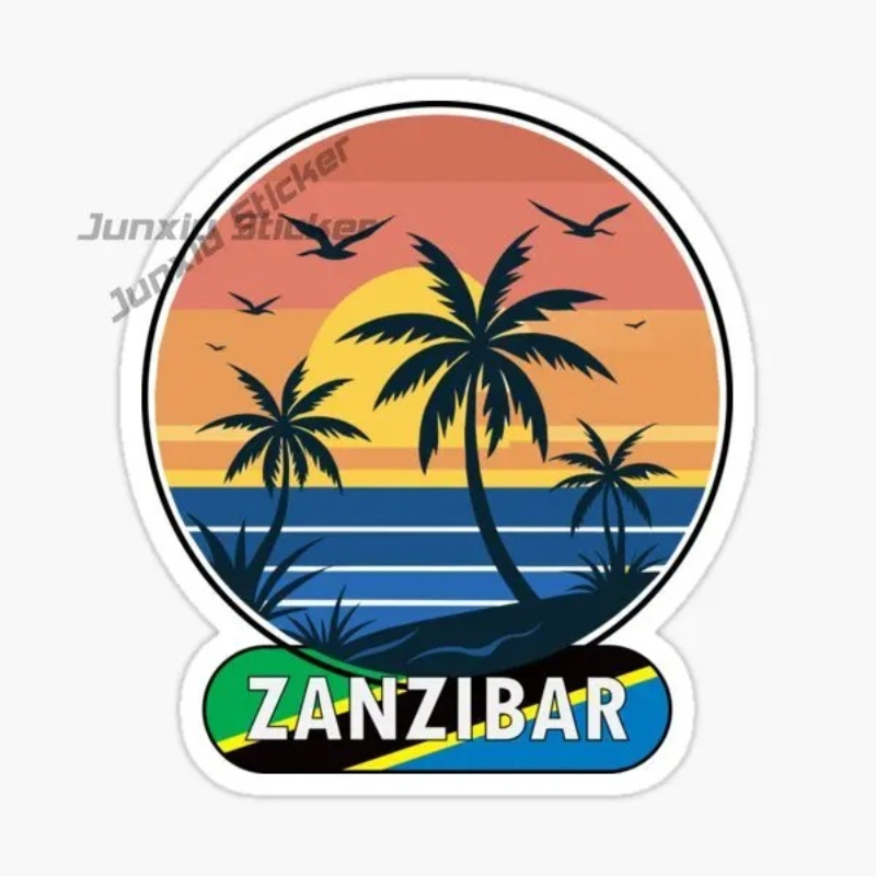 Car Accessories Zanzibar - Stiker Mobil Perekat Diri Vinil Lambang