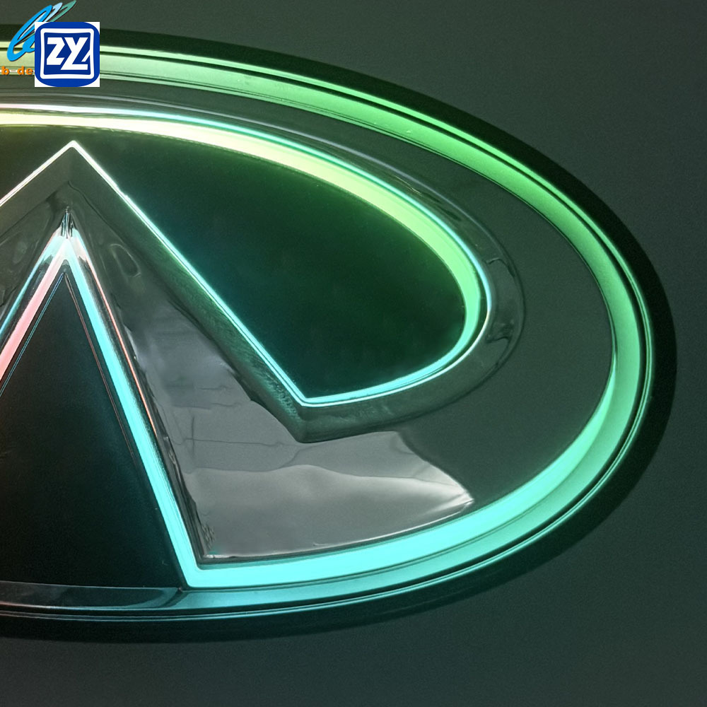 Car Accessories Light - Lampu Emblem Mobil LED RGBW 12V