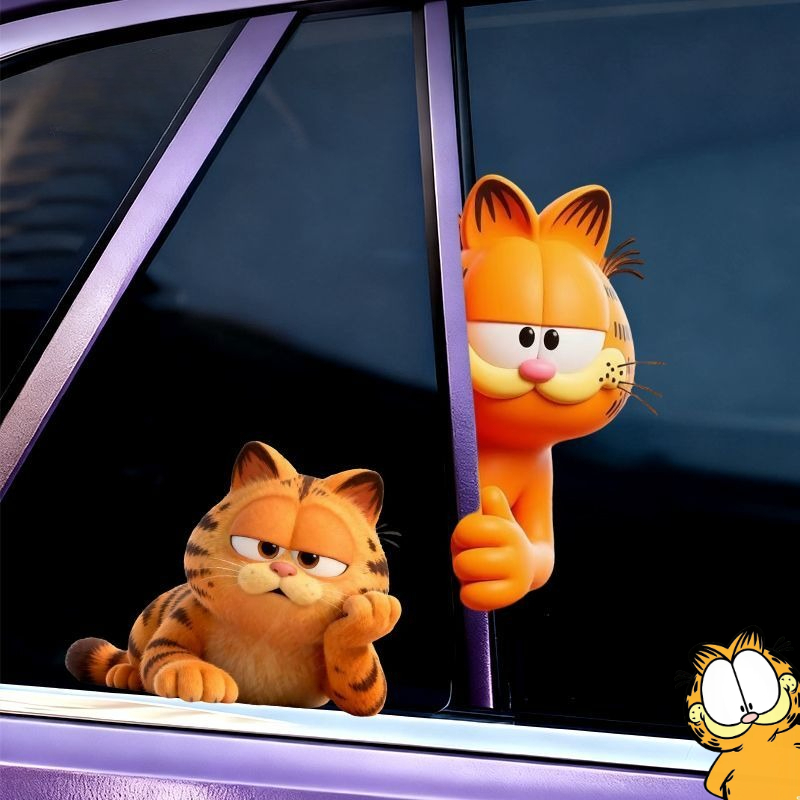Car Accessories You Need - Stiker Garfield anime kartun lucu imut