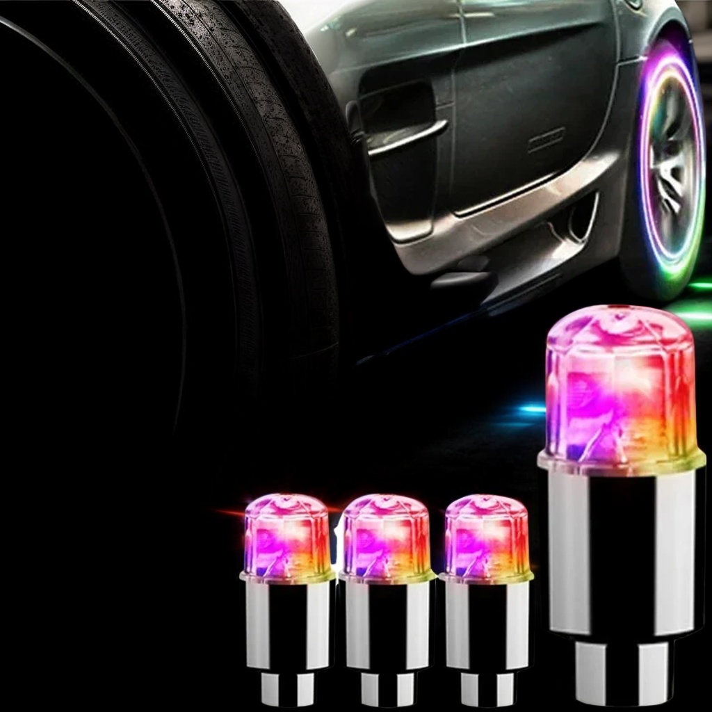 Car Accessories Light - Lampu LED Tutup Katup Ban Sepeda