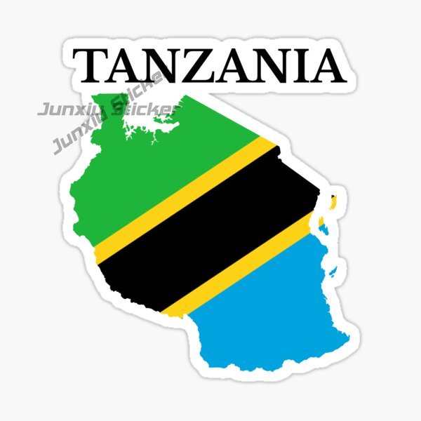 Stiker Mobil Bendera TANZANIA  - Car Accessories Zanzibar ulasan dan harga