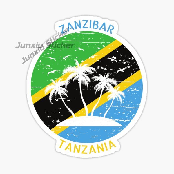 Stiker Mobil Bendera TANZANIA  - Car Accessories Zanzibar ulasan dan harga