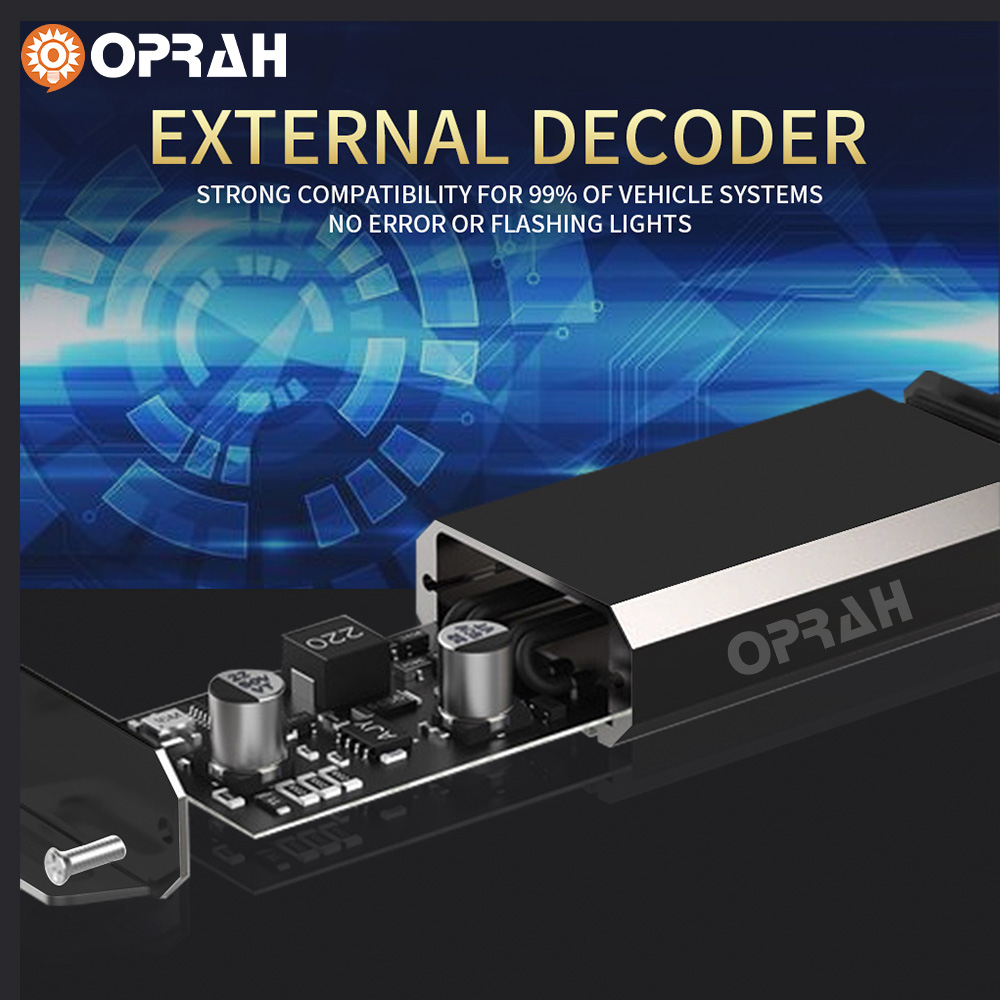 Oprah 2 buah lampu depan LED 1 - Car Accessories Light ulasan dan harga