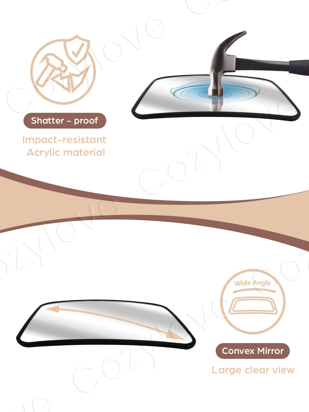 Cermin Mobil Bayi Universal |  - Car Blind Spot Mirror ulasan dan harga