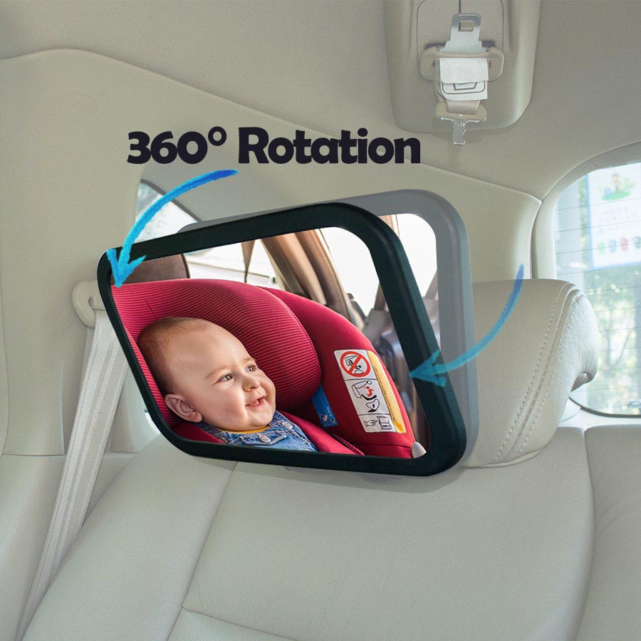 1 buah Cermin Mobil Bayi Anti  - Car Blind Spot Mirror ulasan dan harga