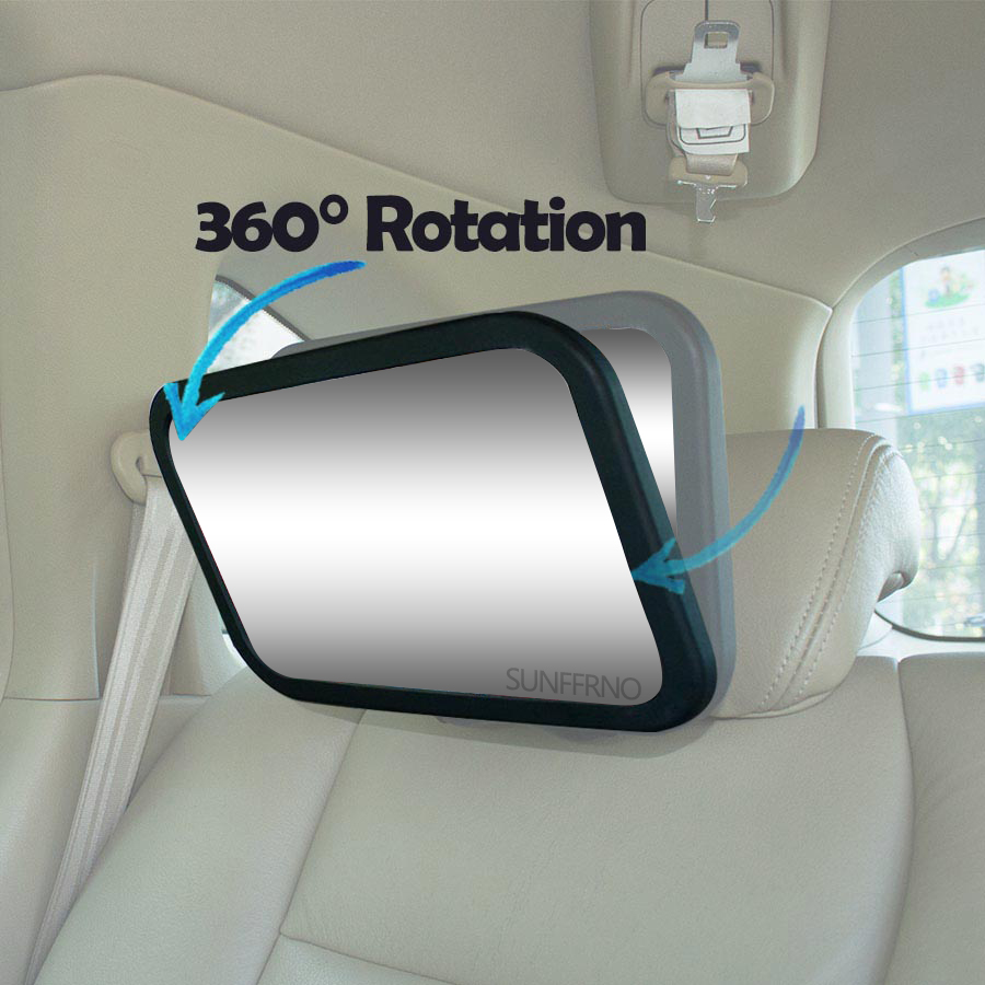 1 buah Cermin Mobil Bayi Anti  - Car Blind Spot Mirror ulasan dan harga