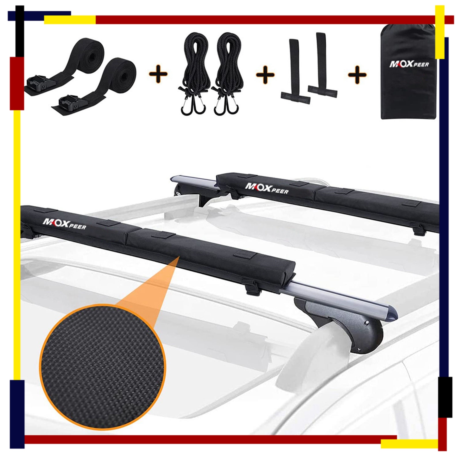 Set Bantalan Rak Atap Mobil Un - Car Roof Rack Cross Bar ulasan dan harga