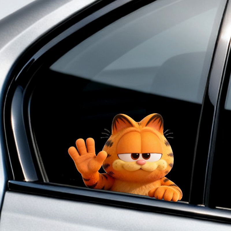 Stiker Garfield anime kartun l - Car Accessories You Need ulasan dan harga