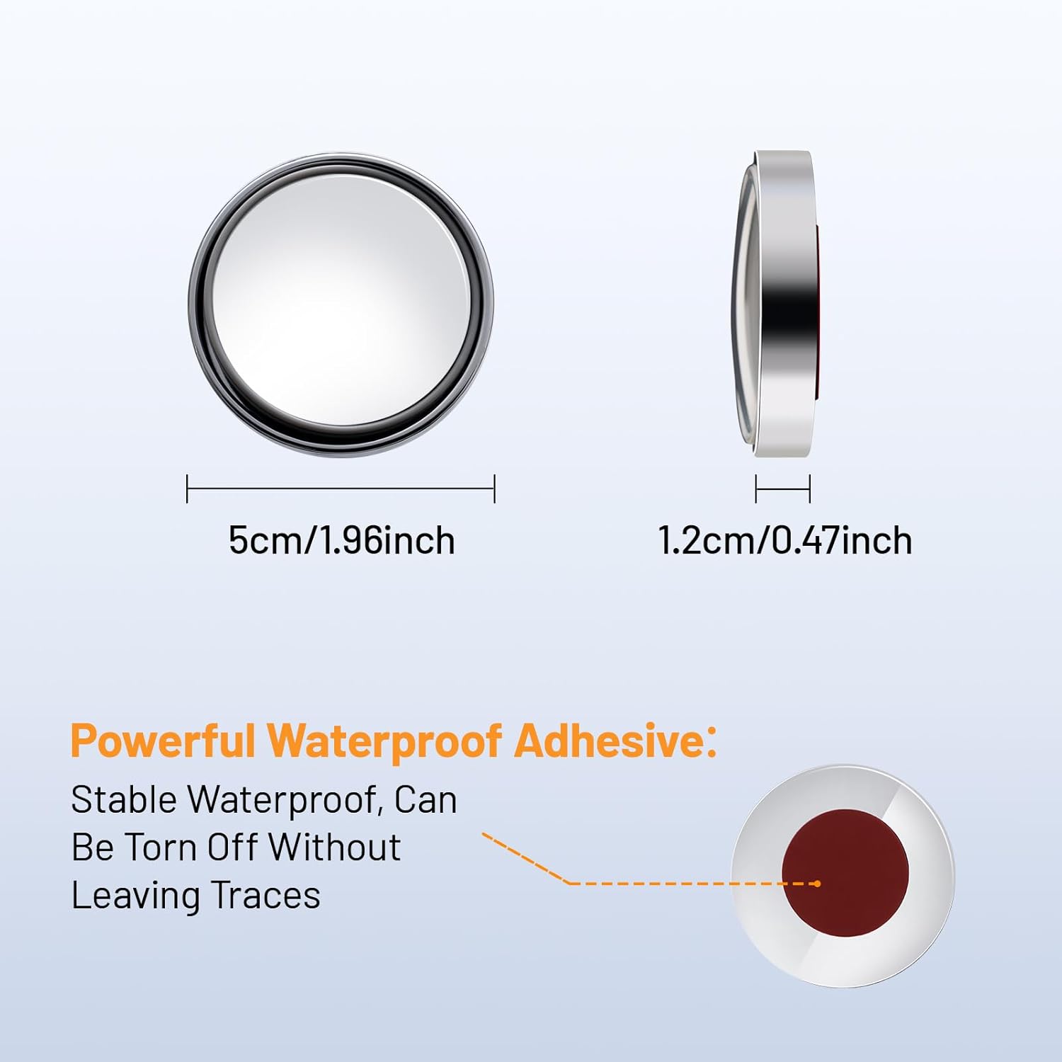 Cermin Blind Spot Bulat WildAu - Car Blind Spot Mirror ulasan dan harga