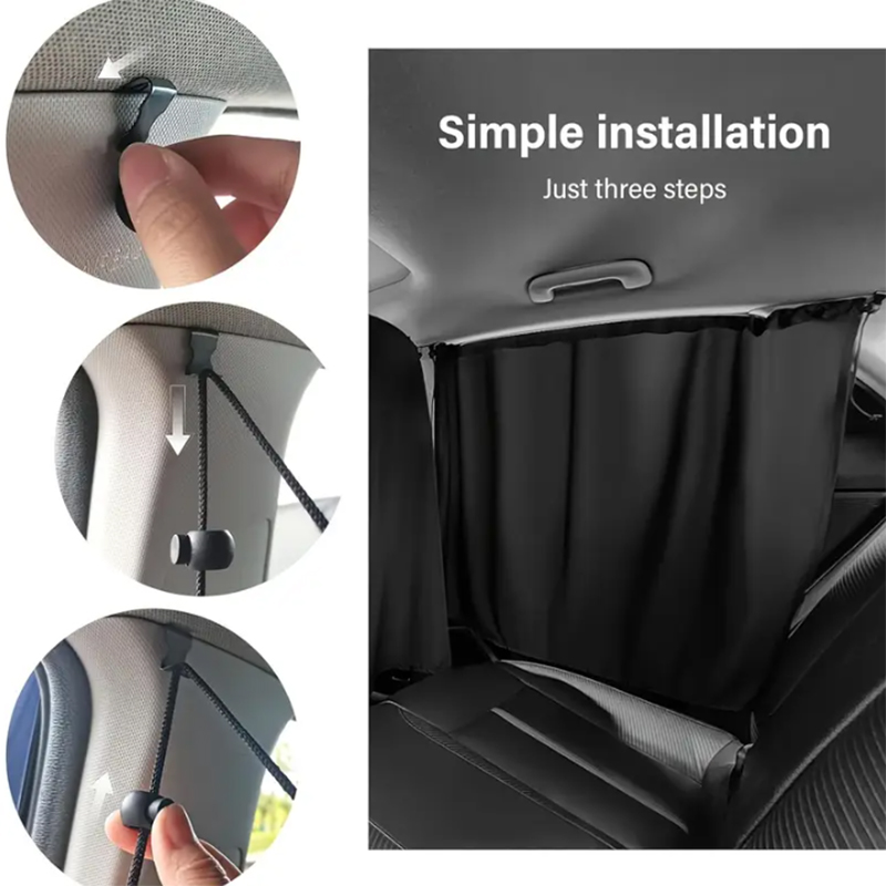Tirai Privasi Mobil, Penutup J - Automatic Car Sunshade ulasan dan harga